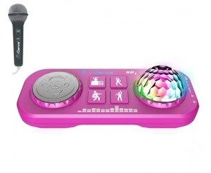 Party Mix XD1 - konsola małego DJ'a z mikrofonem oraz kulą Disco